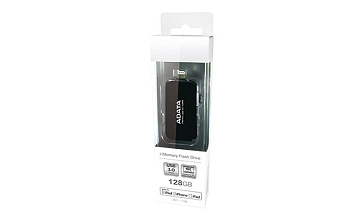 Флеш накопитель 128GB A-DATA i-Memory Elite UE710, USB 3.0/Lightning, Черный