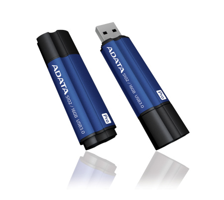Флешка 16GB A-DATA S102 PRO USB 3.0 Синий алюминий (Read 600X), купить в Краснодаре