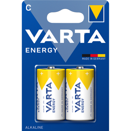Батарейка Varta ENERGY LR14 C BL2 Alkaline 1.5V (4114), купить в Краснодаре