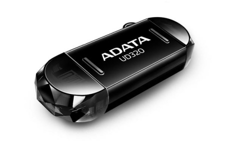 Флешка 32GB A-DATA DashDrive UD320 OTG USB 2.0/MicroUSB Черный, купить в Краснодаре
