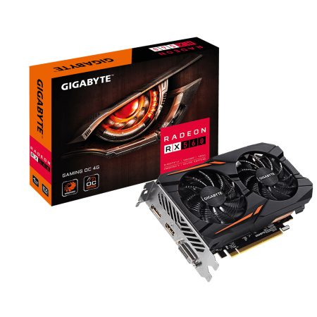 Видеокарта GIGABYTE   GV-RX560GAMING OC-4GD  ( GV-RX560GAMING OC-4GD ) , купить в Краснодаре