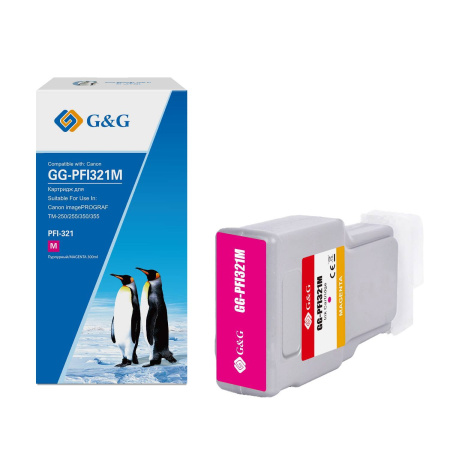Картридж струйный G&G, аналог Canon 6269C001 пурпурный 300ml, купить в Краснодаре