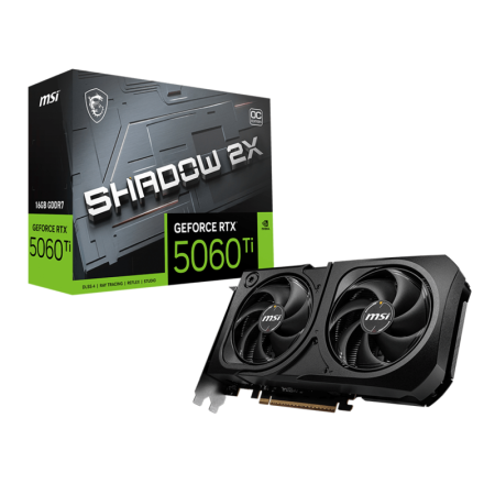 Видеокарта MSI GeForce RTX 5060 Ti 16G SHADOW 2X OC PLUS, купить в Краснодаре