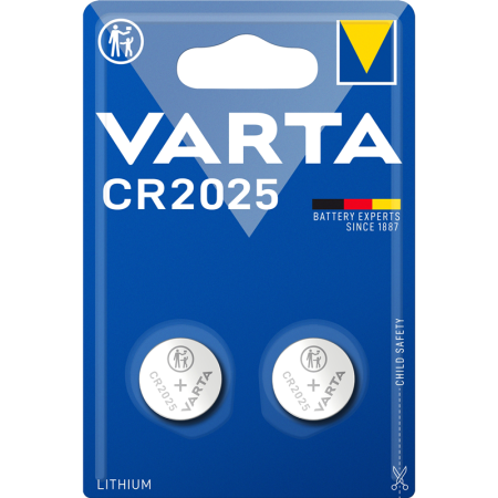 Батарейка CR2025 Varta PRIMARY LITHIUM CR2025 (06025101402), купить в Краснодаре