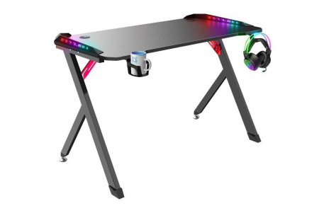 Defender Игровой стол Platinum RGB,подвес кружки+гарн.,черн., купить в Краснодаре