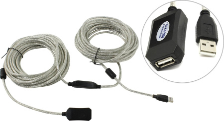 Кабель-адаптер USB2.0-repeater, удлинительный активный <Am-->Af> 20м Aopen, купить в Краснодаре