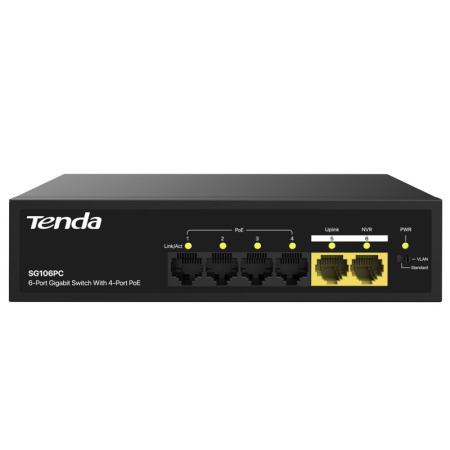 Коммутатор Tenda SG106PC, купить в Краснодаре