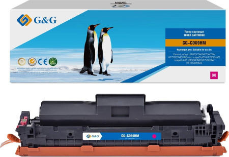 Картридж G&G, аналог Canon 069HM пурпурный 5.5k, купить в Краснодаре