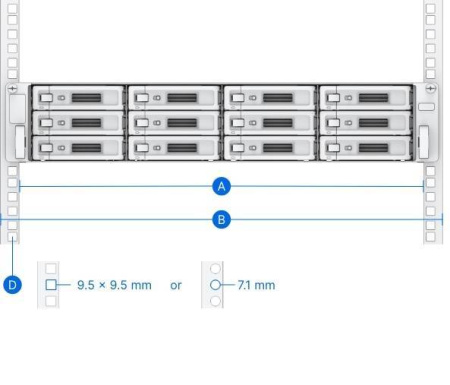 Synology RKS-02 Комплект направляющих (выдвижные) для стоечных серверов Synology, купить в Краснодаре