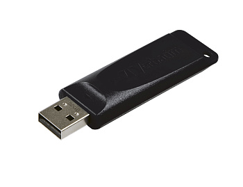 Флеш накопитель 32GB Verbatim Slider, USB 2.0, Черный