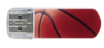 Флеш накопитель 8GB Verbatim Mini Sport Edition, USB 2.0, Баскетбол