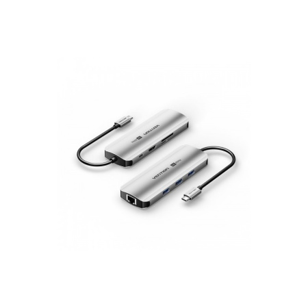 Мультифункциональный хаб Vention USB Type C 8 в 1 Vention TQKHB, купить в Краснодаре