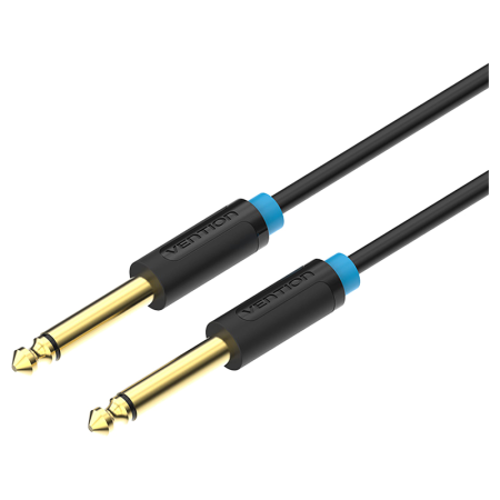 Кабель Vention аудио Jack 6,35 mm M Кабель Vention jack 6.35 mm(m)/jack 6.35 mm(m) - 1.5 м (BAABG), купить в Краснодаре