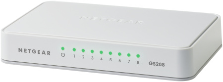 Коммутатор Netgear GS208-100PES, купить в Краснодаре