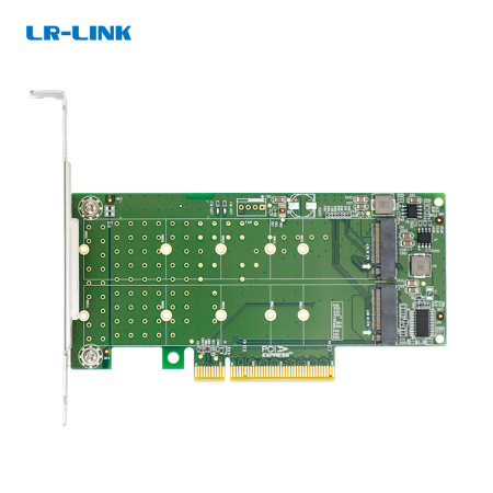 Адаптер для SSD LR-Link PCIe x8 to 2-Port M.2 NVMe Adapter, купить в Краснодаре