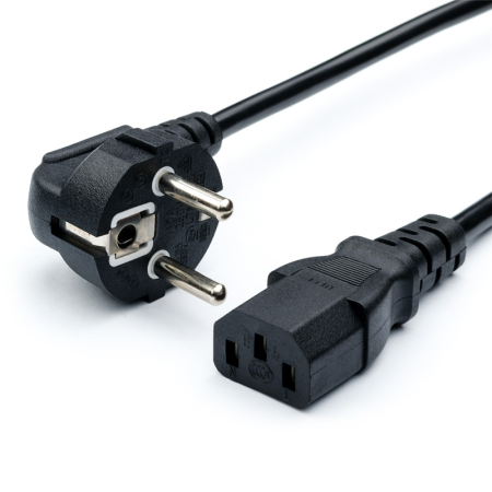Кабель питания GoPower CEE 7 / 7-C13 1.2 м, купить в Краснодаре