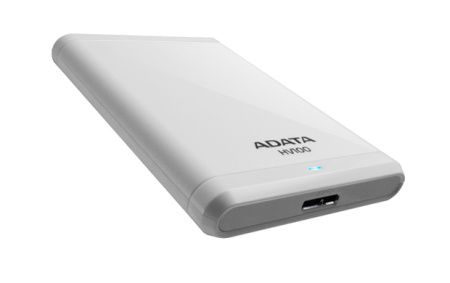 Внешний жесткий диск 1TB A-DATA HV100, 2,5", USB 3.0, белый, купить в Краснодаре