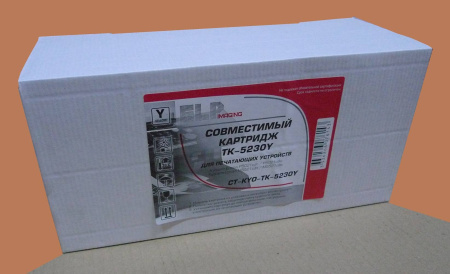 Тонер-картридж для Kyocera Ecosys P5021cdn/P5021cdw/M5521cdn/M5521cdw TK-5230Y yellow 2.2K ELP Imaging®, купить в Краснодаре