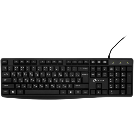 Клавиатура Oklick 145M черный USB (1659983) Oklick 1659983, купить в Краснодаре