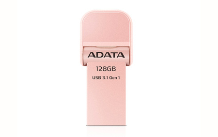 Флеш накопитель 128GB A-DATA i-Memory AI920, USB 3.1/Lightning, Rose Gold, купить в Краснодаре