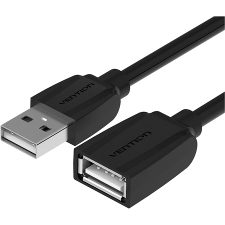 Кабель-удлинитель Vention USB 2.0 AM Кабель-удлинитель Vention USB 2.0 AM/AF - 0.5 м (VAS-A44-B050), купить в Краснодаре