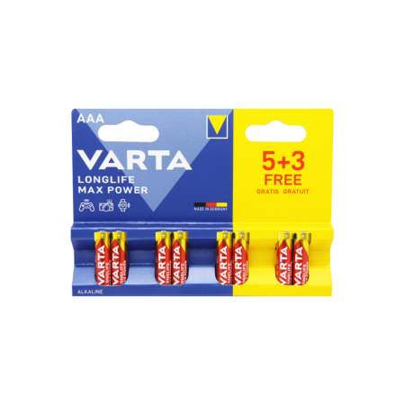 Батарейка AAA Varta LONGLIFE MAX POWER (MAX TECH) (04703101428), купить в Краснодаре