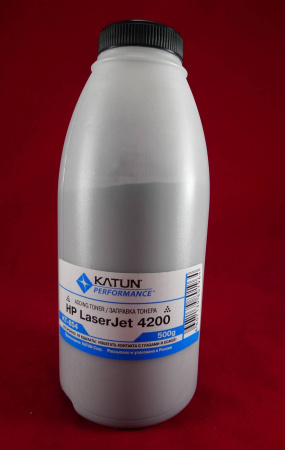 Тонер для картриджей Q1338A,Q5942A,Q7516A,CZ192A,CE255X,CRG-724H (фл. 500г) Katun фас.Россия, купить в Краснодаре