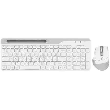 Клавиатура + мышь A4Tech Fstyler FB2535C клав:белый A4Tech FB2535C ICY WHITE, купить в Краснодаре