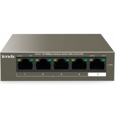 Коммутатор Tenda TEF1105P-4-38W, купить в Краснодаре