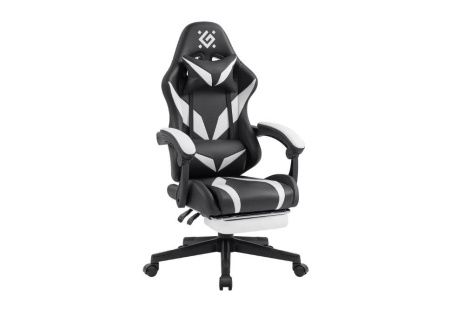 Defender Игровое кресло Aspect Чер/Белый,класс 4,PU,подножка, купить в Краснодаре