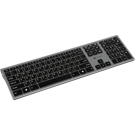 Клавиатура Oklick 890S серый USB беспроводная slim Oklick 1196549, купить в Краснодаре