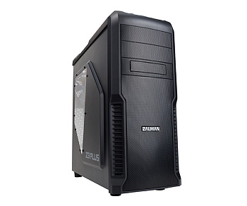 Корпус Zalman Z3 Plus черный, Mid Tower, 192x 465 x 430 mm, ATX/Micro ATX, без БП, внешн. 5.25”х2, внутр. 3.5”х4, внутр. 5.25"/3.5"/2.5”, USB3.0 x1, USB2.0 x 2, Headph. x1,Mic x1, онтроллер вентиля