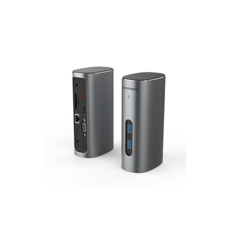 Мультифункциональная док-станция Vention USB Type C 12 в 1 Vention USB Type C 12 в 1 (TPJH0-EU), купить в Краснодаре