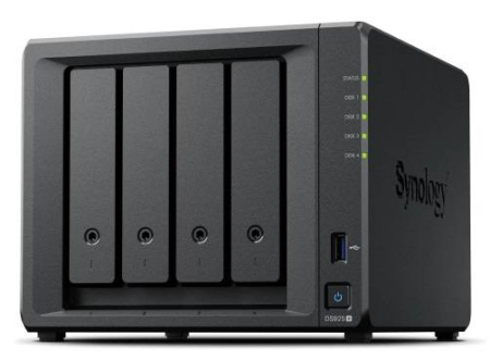 Synology DS925+ Сетевое хранилище 4x2.5"/3.5" SATA, 2хM.2 2280 NVMe SSD, Ryzen R1500B/4x2.2GHz, 4GB DDR4, 2x2,5 Гбит/с, купить в Краснодаре