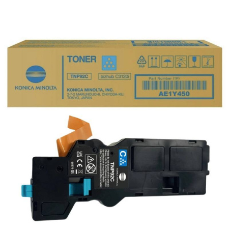 Тонер Konica-Minolta bizhub C3210i голубой TNP-92C AE1Y450 4K, купить в Краснодаре