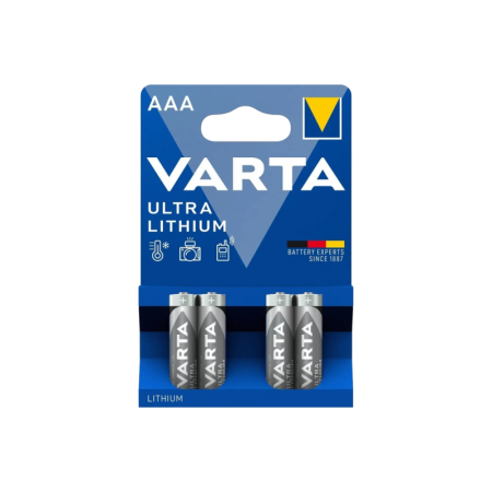 Батарейка AAA Varta ULTRA FR03 AAA BL4 Lithium 1.5V (6103) (4/40/200), купить в Краснодаре