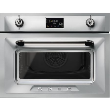 Встраиваемый духовой шкаф с СВЧ SMEG SO4902M1X, купить в Краснодаре