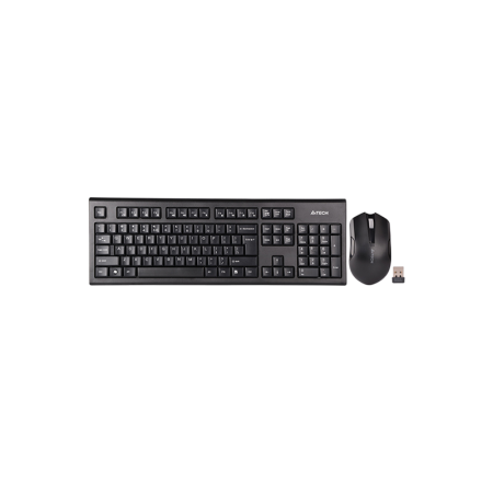 Клавиатура + мышь A4Tech 3000NS клав:черный мышь:черный USB беспроводная Multimedia A4Tech 3000NS, купить в Краснодаре