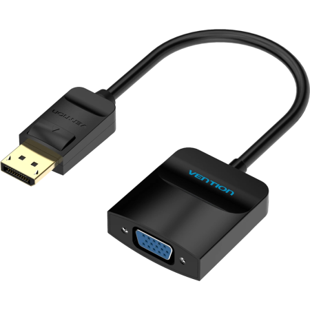 Адаптер-переходник Vention DisplayPort 20M > VGA 15F Адаптер-переходник Vention DisplayPort 20M/VGA 15F (HBFBB), купить в Краснодаре