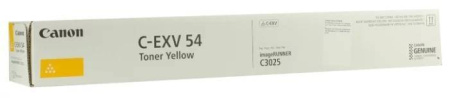 Тонер CANON C-EXV54 Y желтый, 8500 страниц, купить в Краснодаре