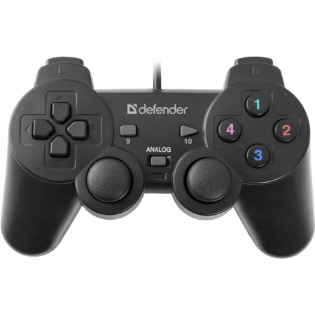 Defender Проводной геймпад Omega USB, 12 кнопок, 2 стика Defender Omega, купить в Краснодаре
